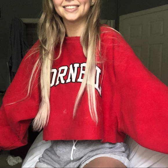 COPY - RARE Cropped Cornell Crewneck!! - Picture 4 of 4